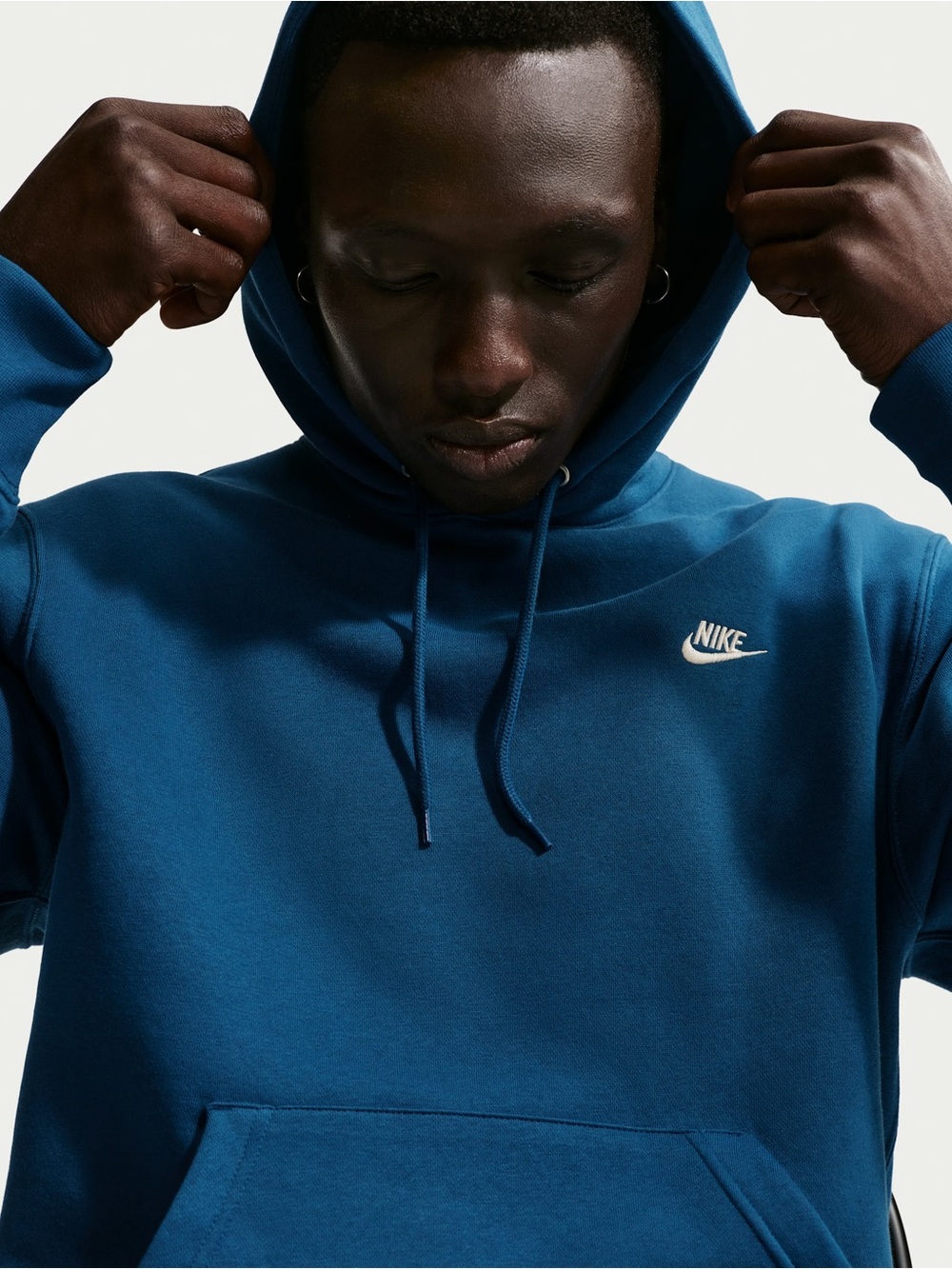 Nike Men’s Teal Blue Pullover Hoodie